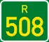 Regional route R508 shield