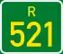 Regional route R521 shield