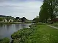 River Tweed looking downstream (2018).