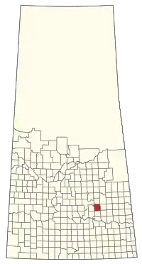 Location of the RM of Kellross No. 247 in Saskatchewan