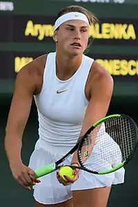 Image 31Aryna Sabalenka, 2023 women's singles champion. It was her first major title. (from Australian Open)