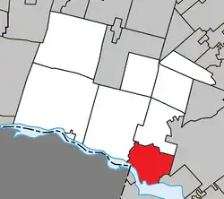 Location within Argenteuil RCM