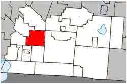 Location within Brome-Missisquoi RCM