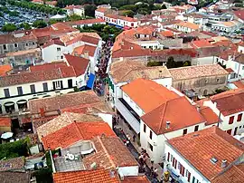 Saint-Pierre-d'Oléron seen from the bell tower