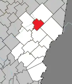 Location within Les Etchemins RCM.