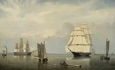 Fitz Henry Lane, Salem Harbor, 1853