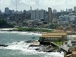 View of beaches in Rio Vermelho