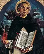 Painting of Vincent Ferrer by Giovanni Bellini, circa 1465