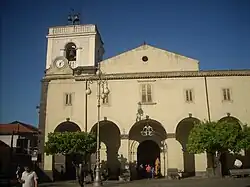 Sanctuary of the Madonna, Valverde. It was originally constructed in the latter half of the 13th century, and enlarged and embellished in the 16th century.