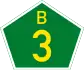 B3 road shield}}