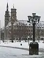 The West side of Schlossplatz looking towards the Alte Kanzlei and Schillerplatz