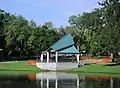 The lake and band shell at Seminole City Park