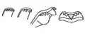 Drawing of radular teeth of Semisulcospira libertina