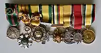 Set of miniature Bruneian medals of Datin Marianne Elisabeth Lloyd-Dolbey