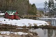 Mill Pond, where the Shawneehaw Creek and Elk River merge.