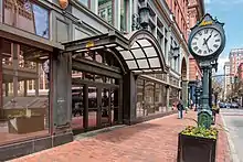 The Shepard Company Building in Downtown Providence's compact urban center