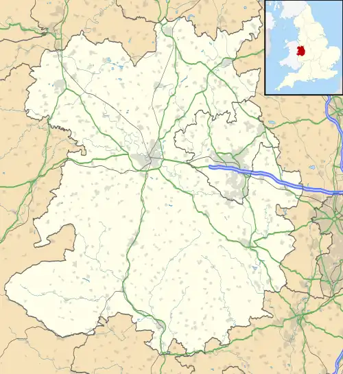 Much Wenlock is located in Shropshire