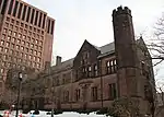 Sloane Physics Library with Kline Biology Tower behind