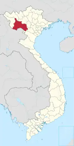 Location of Sơn La within Vietnam