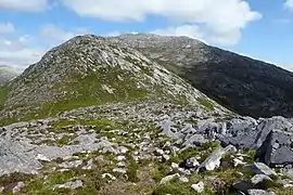 Summit of Derryclare from south-ridge