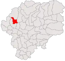 Location in Bistrița-Năsăud County