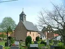 St. James' Church, ruins of Höningen Abbey (1120-1569)