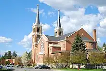 Saint Aloysius Church on the Gonzaga University campus