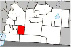 Location within Brome-Missisquoi RCM.