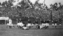 Image 24The Big Game between Stanford and California was played as rugby union from 1906 to 1914 (from History of American football)