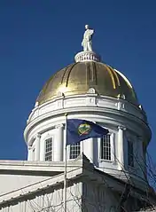 Agriculture, atop the Vermont Statehouse. Copy of Larkin's 1858 original.