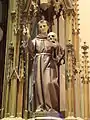 Statue of Saint Leonard of Port Maurice, in St. Francis Xavier Catholic Church, in Superior, Wisconsin, United States