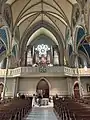 Another view of the organ loft, April 2023