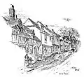 Illustration by Percy E. Stimpson (1888) of the carnser that was in Stoke Street at that time