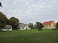 Strandridaregården and the old Customs house.