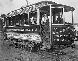 A Washington, D.C. street car, circa 1890