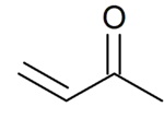 Skeletal formula of methyl vinyl ketone