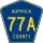 County Route 77A marker