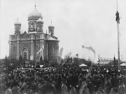 Suomenlinna church in 1908, before rebuilding