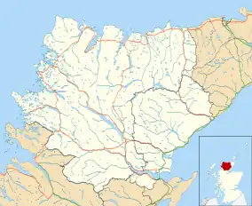 Forsinard is located in Sutherland