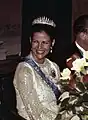 Queen Silvia at the Amarante Ball, 1977