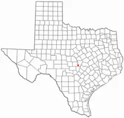 Location of Cottonwood Shores, Texas