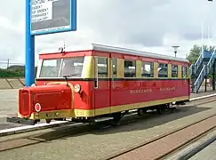 The Wismar railbus in June 2009