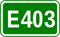 European route E403