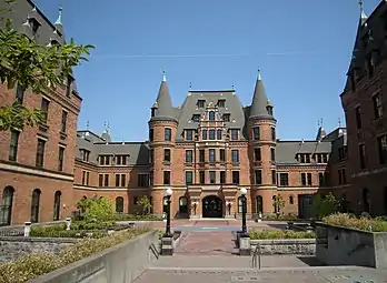 Olympic Hotel, Blackwell Point, Tacoma, Washington (1891–93). Now Stadium High School.