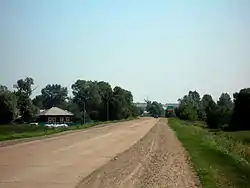 A road in Talmenka, Talmensky District