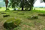 Foundation stones of the ancient Pagoda