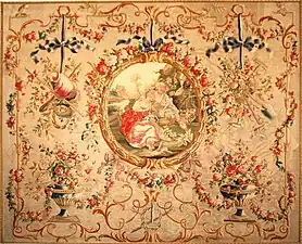 typical Aubusson tapestry