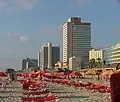 Sheraton Grand Tel Aviv seen from the beach