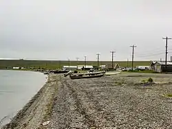 The beach at Teller, Alaska