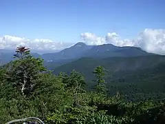 Mount Tateshina from Mount Tengu